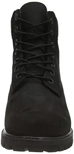 10073001 Timberland Men's 6" Premium Waterproof Boot, Black Nubuck, Size 8.5 - Like New