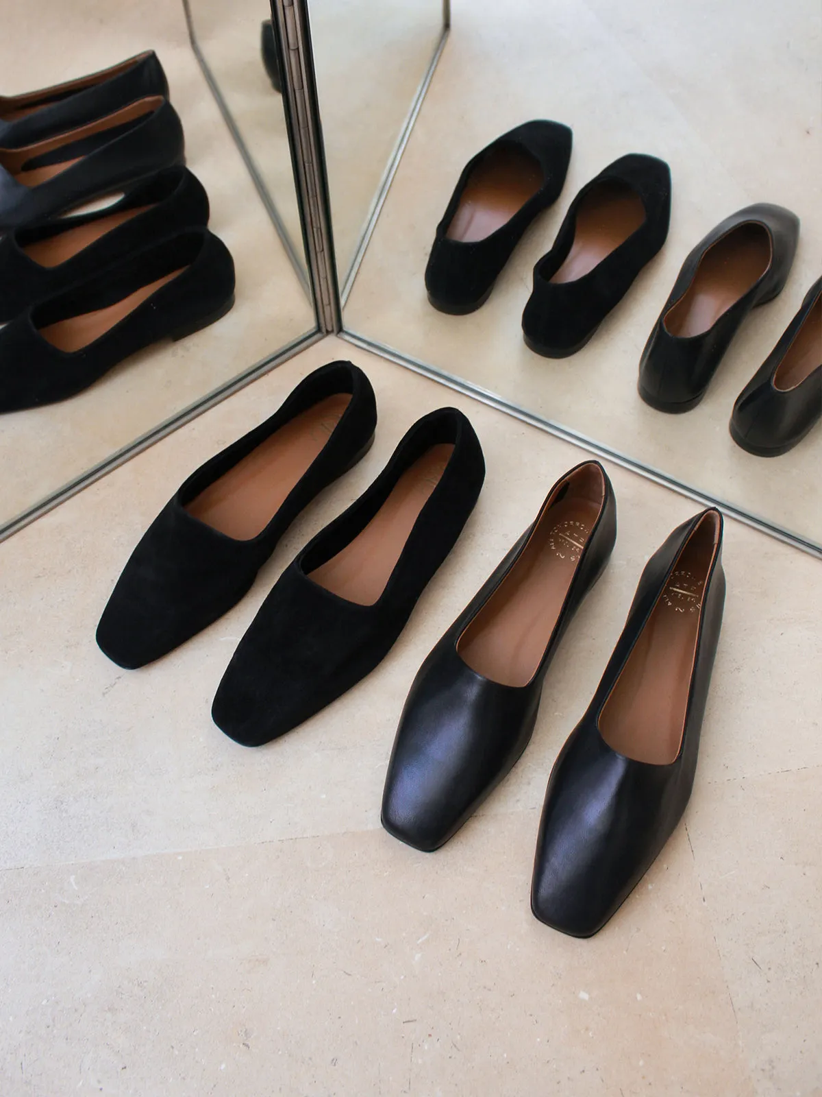 Andrano Black Nappa Loafers