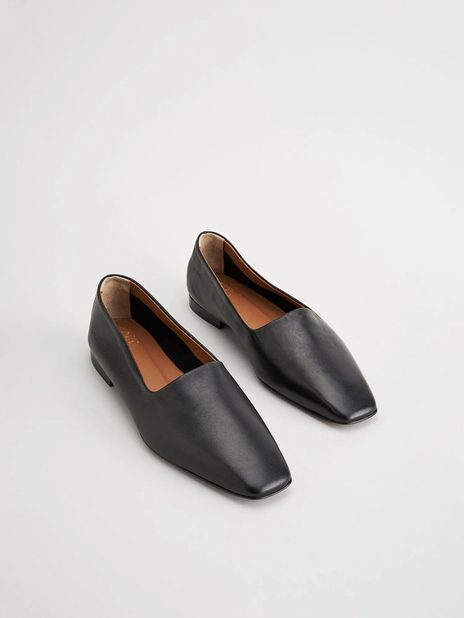 Andrano Black Nappa Loafers