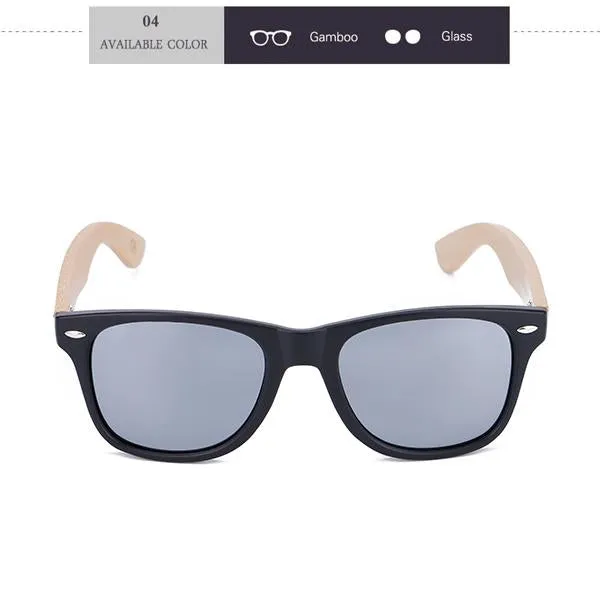 Bamboo Frame Sport Sunglasses