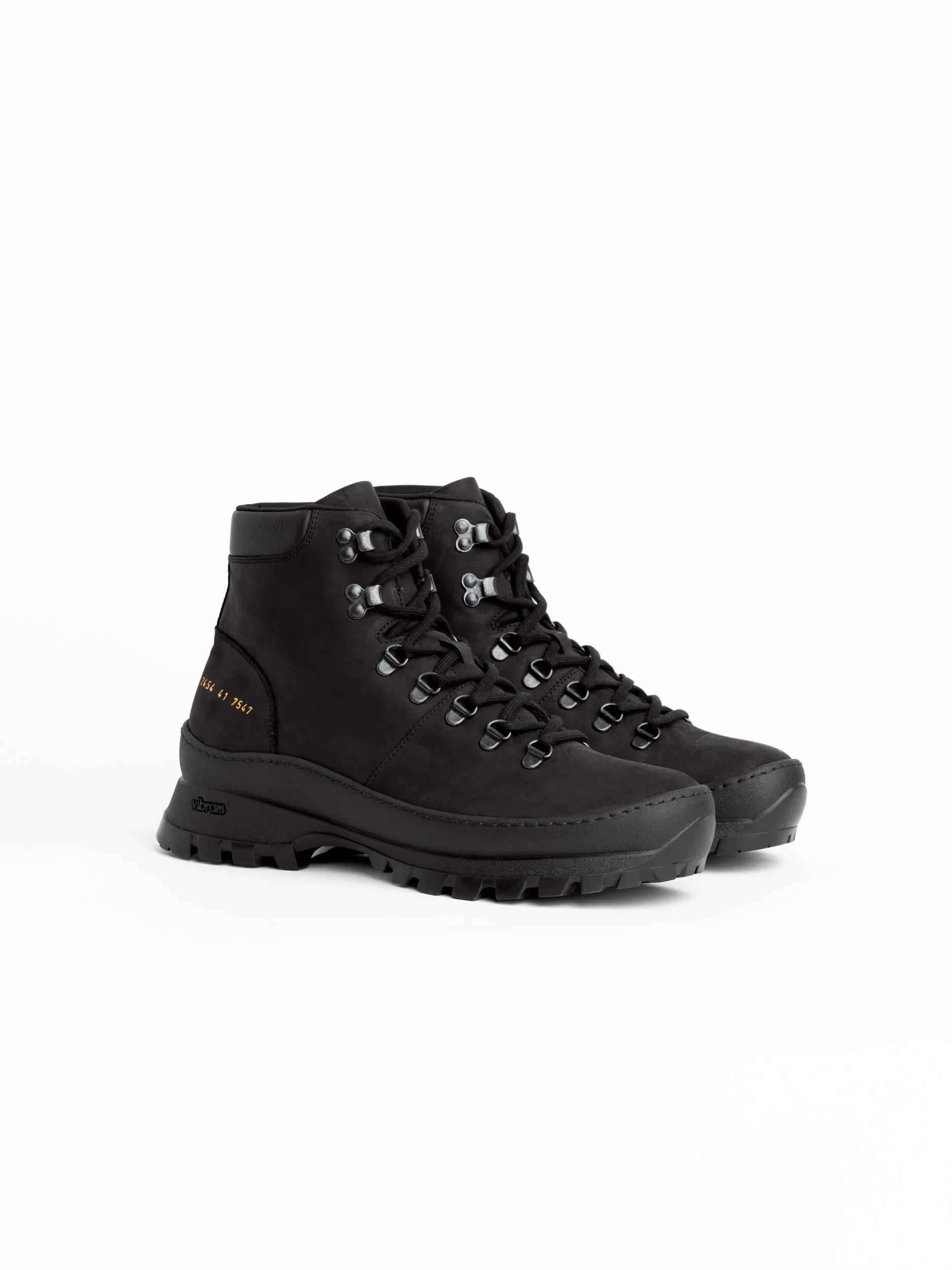 Black Suede Hiking Boots