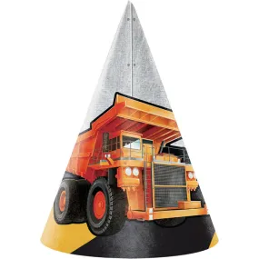 Bulk Big Dig Construction Party Hats (48 per Case)
