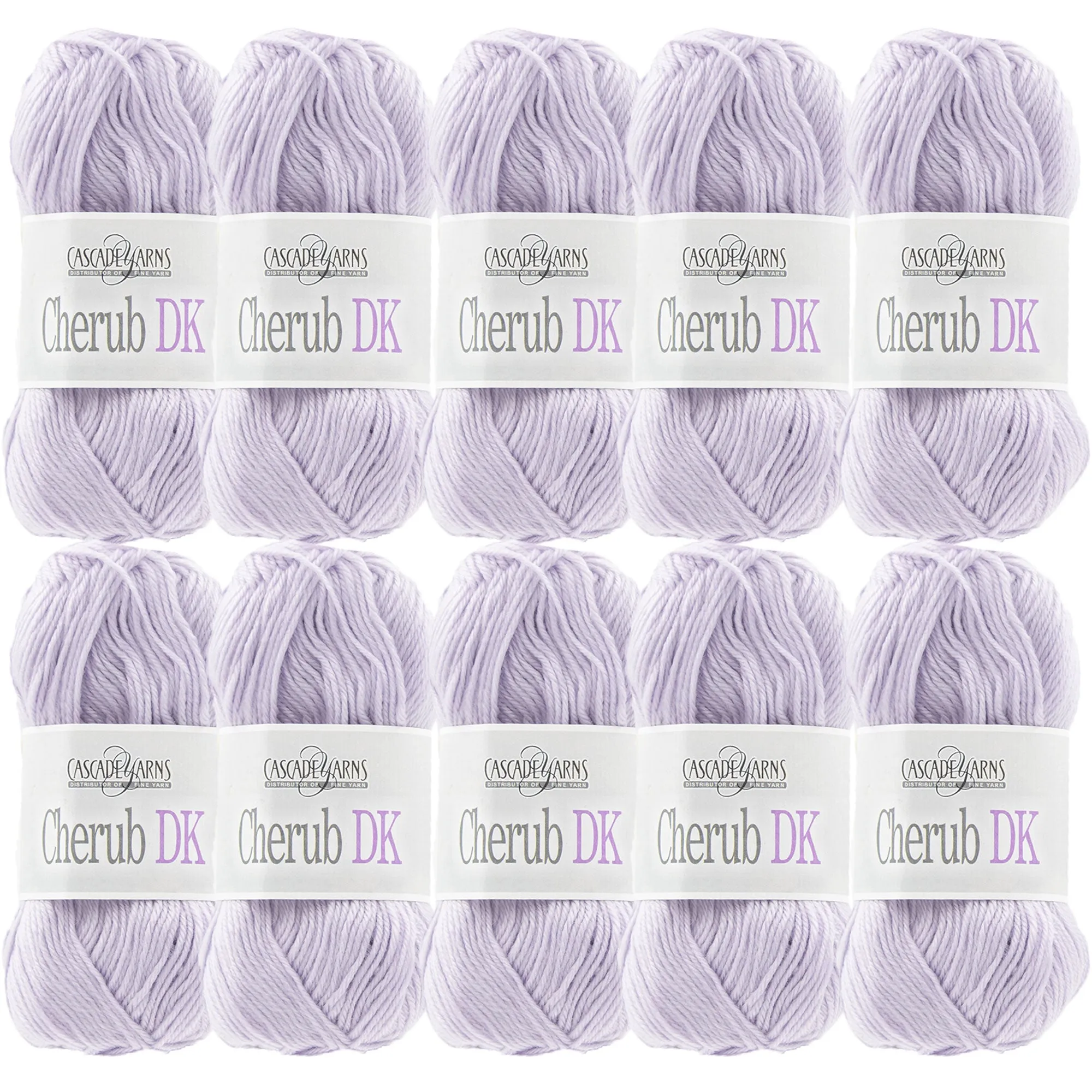 Cascade Yarns Cherub DK Yarn - 07 Baby Lavender - 10-Pack