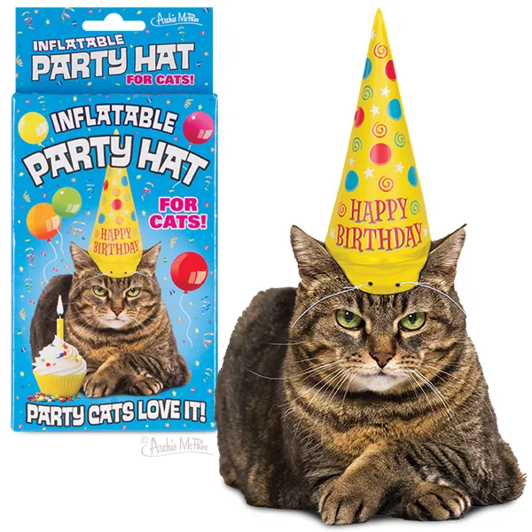 Cat - Inflatable Party Hats