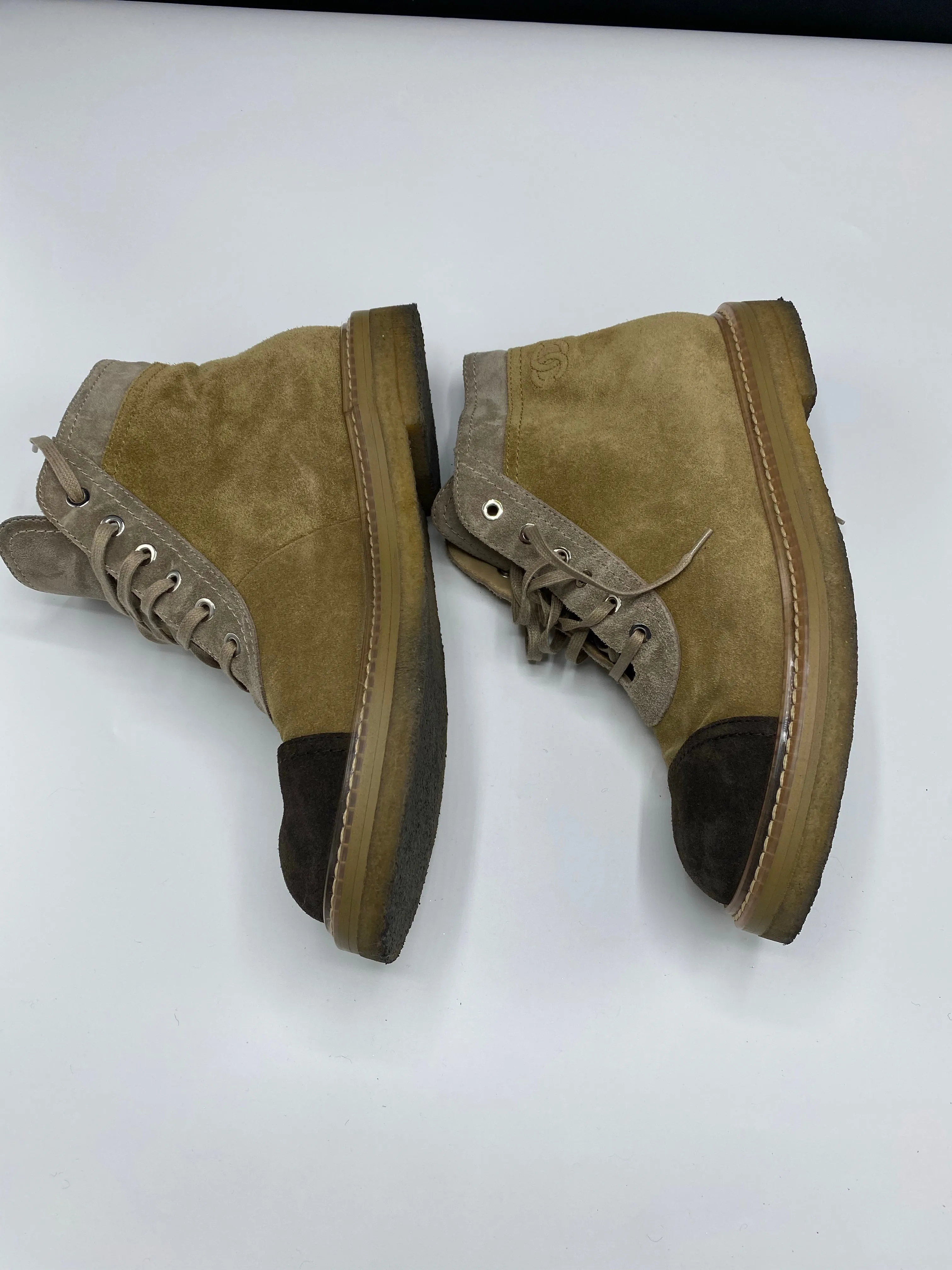 Chanel Hiking Boots