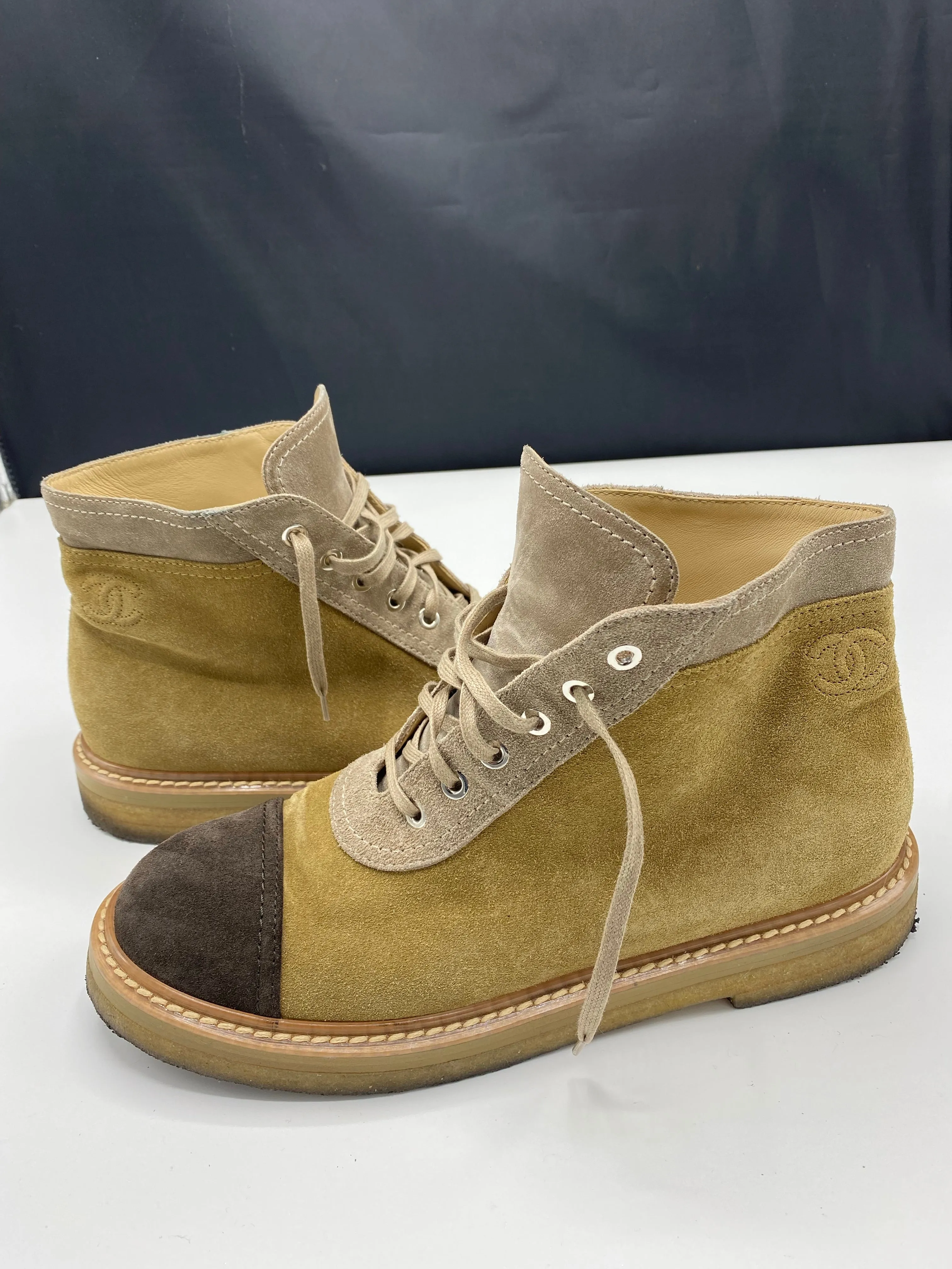 Chanel Hiking Boots