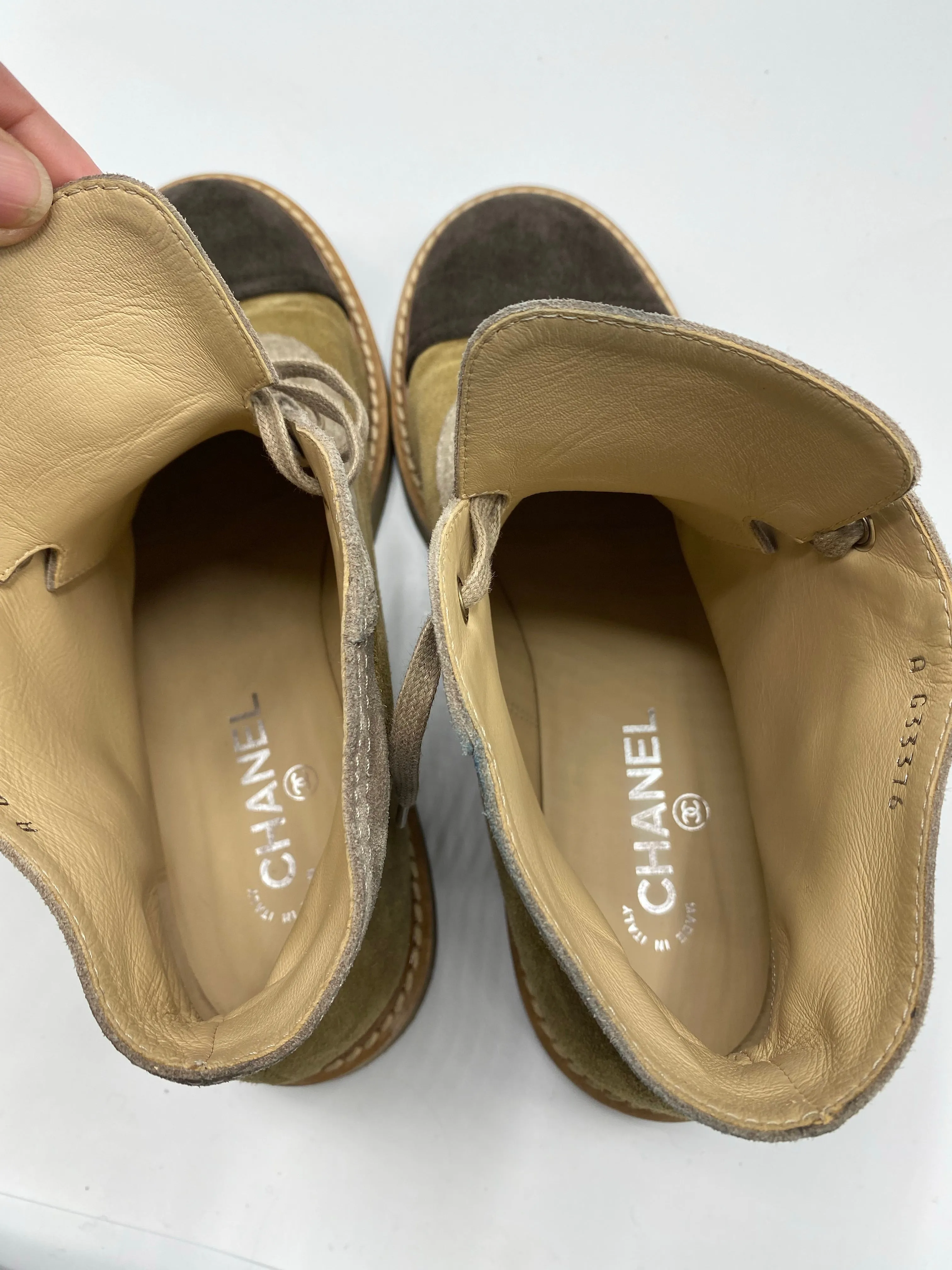 Chanel Hiking Boots