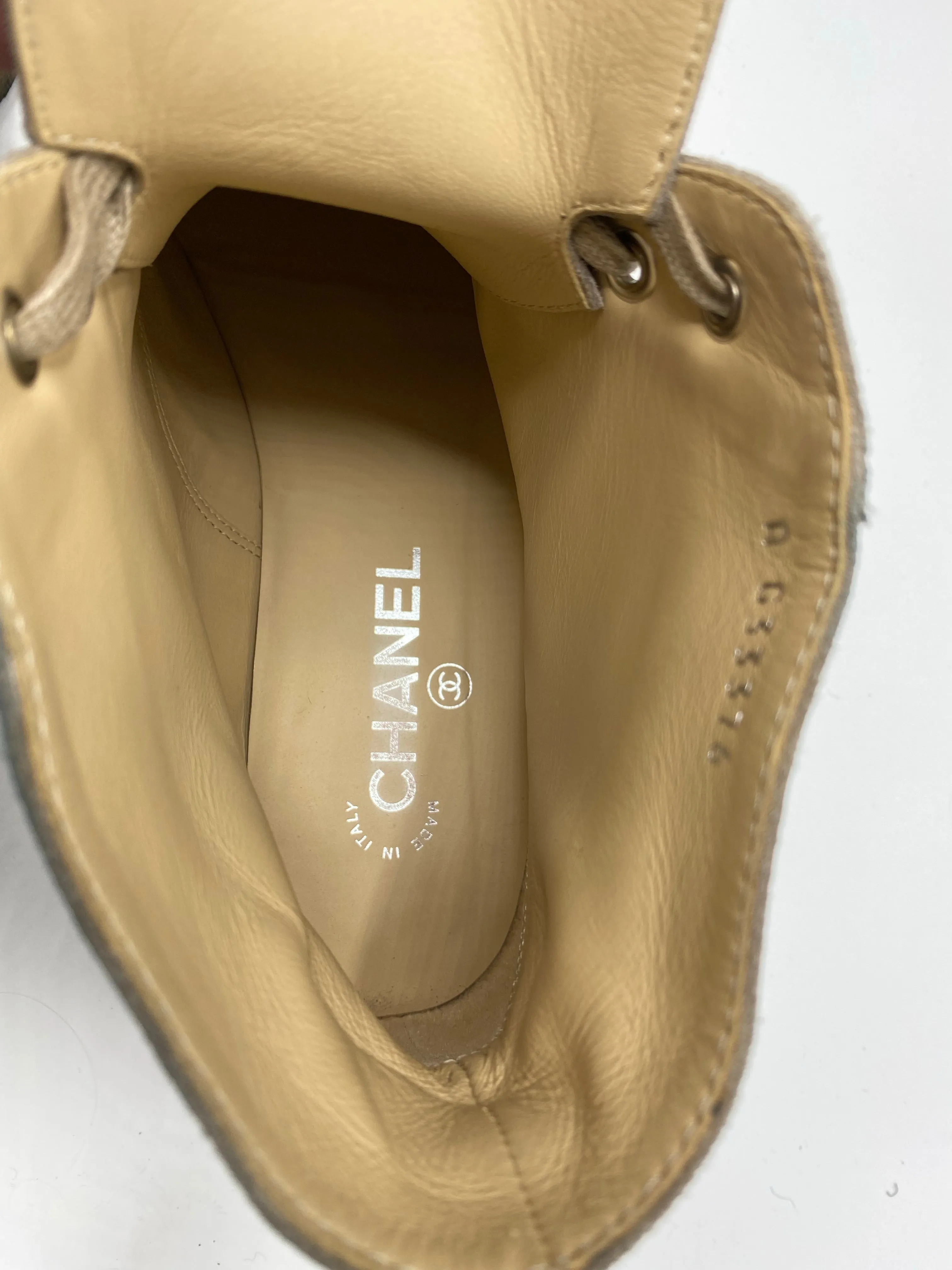 Chanel Hiking Boots