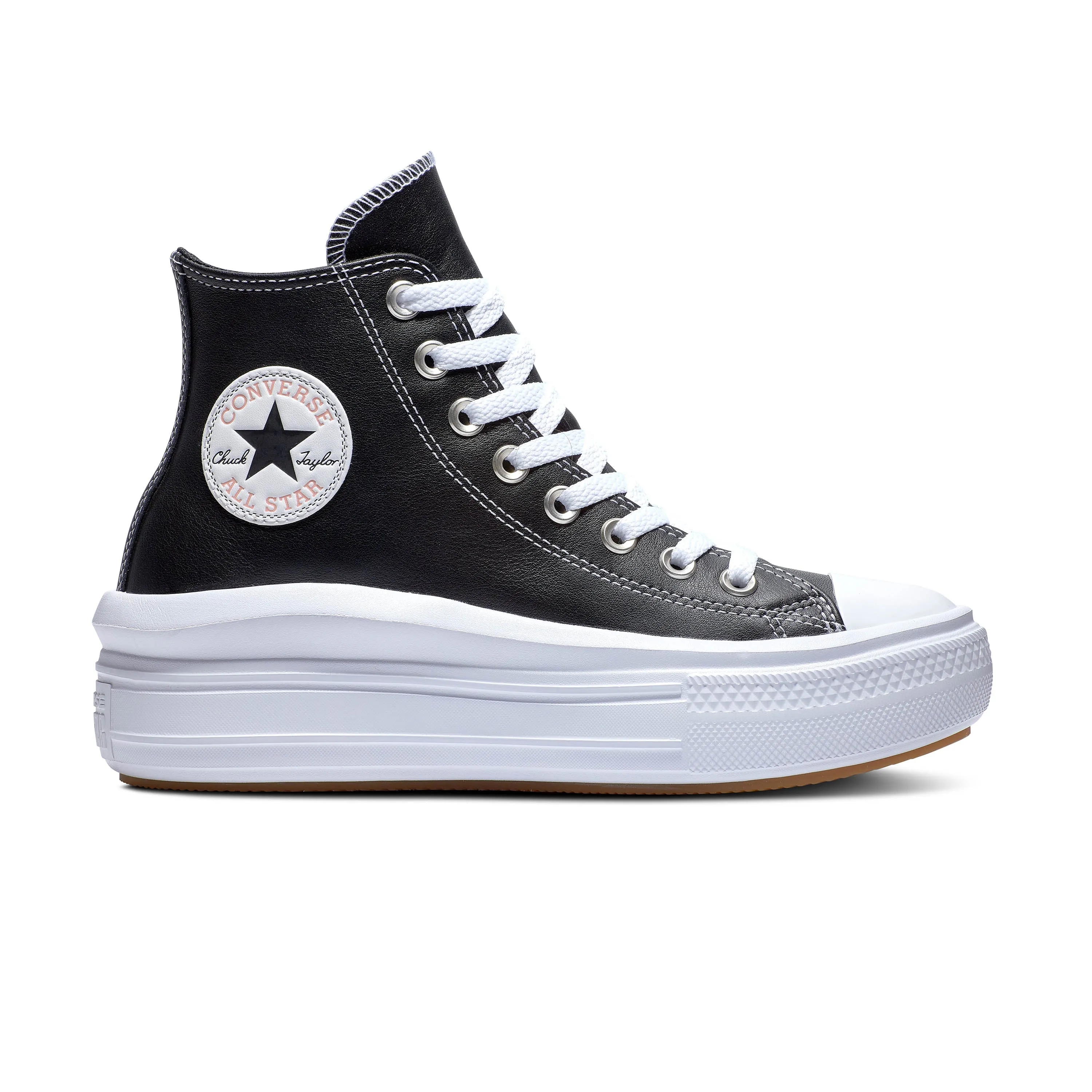 Chuck Taylor All Star Move Hi en cuir