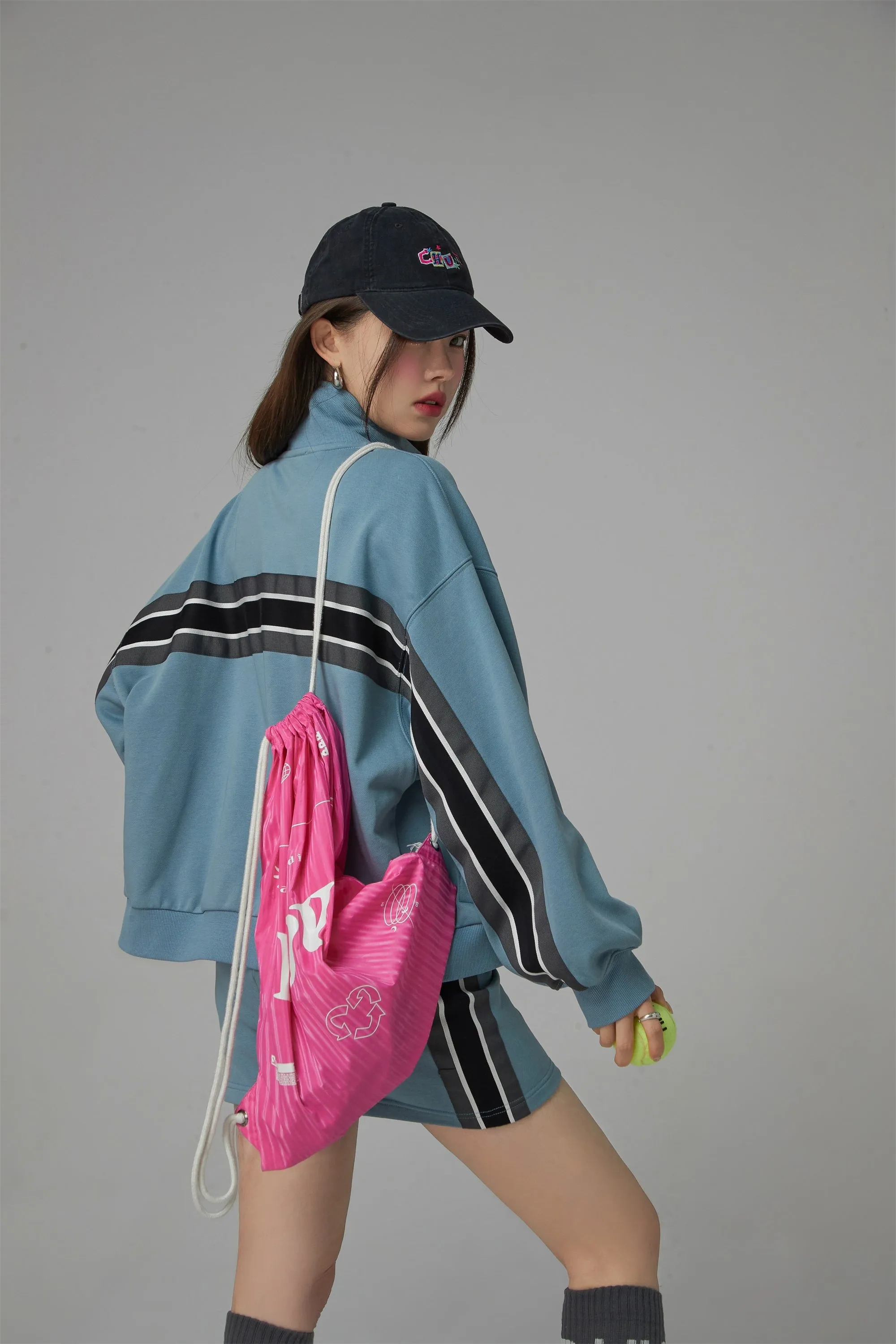 Colorful Embroidered Denim Ball Cap