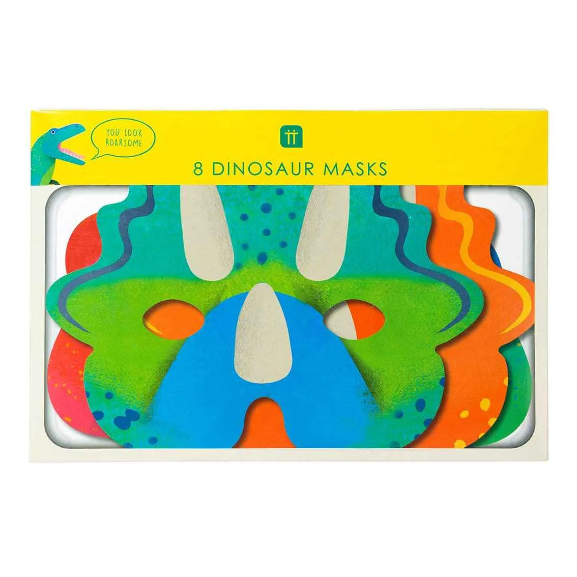 Dino Birthday Party Masks