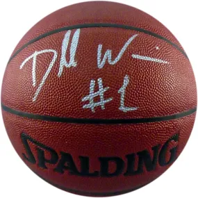 Dorell Wright Autographed Indoor / Outdoor Basketball