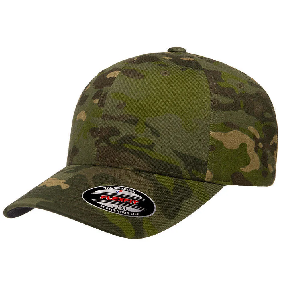 Flexfit Wooly Combed Twill Fitted Cap 6277 (Full Case/As low as $7.04 ea.)