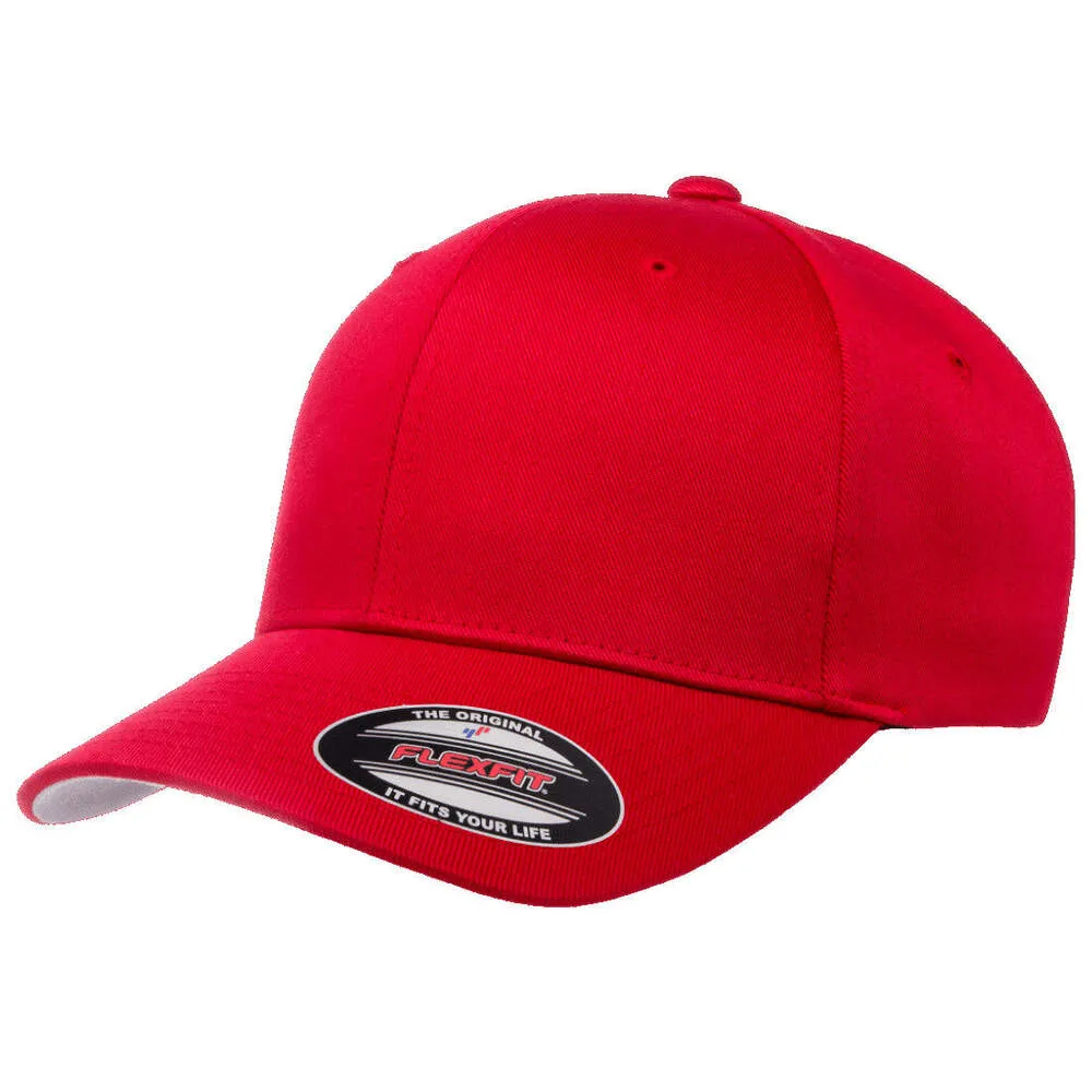 Flexfit Wooly Combed Twill Fitted Cap 6277 (Full Case/As low as $7.04 ea.)