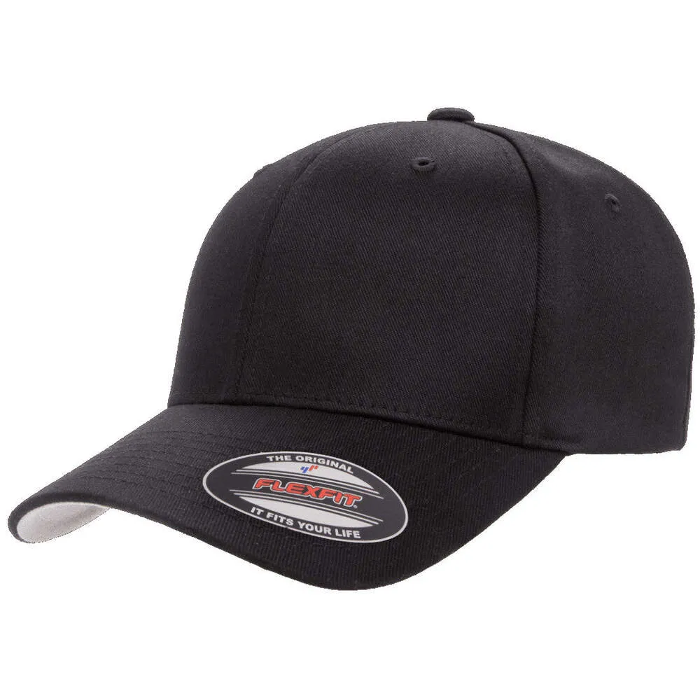 Flexfit Wooly Combed Twill Fitted Cap 6277 (Full Case/As low as $7.04 ea.)