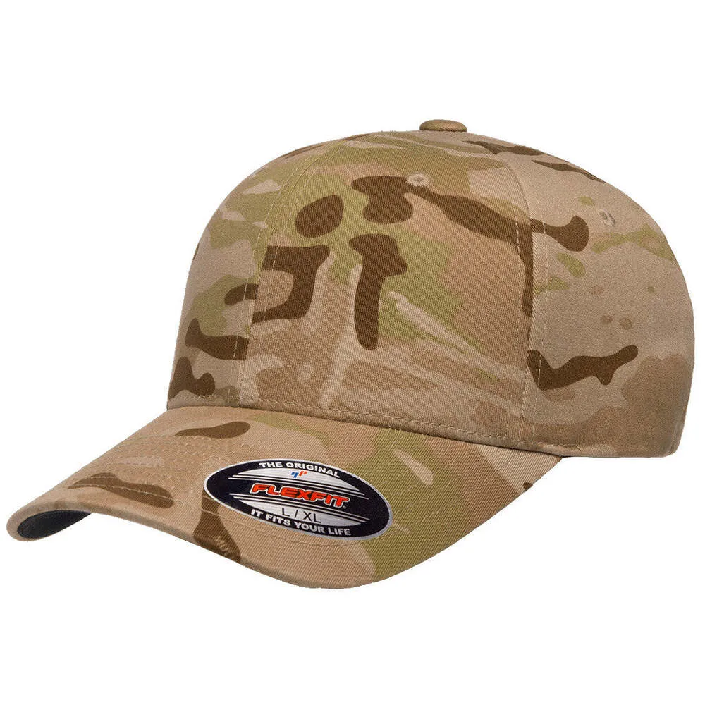 Flexfit Wooly Combed Twill Fitted Cap 6277 (Full Case/As low as $7.04 ea.)