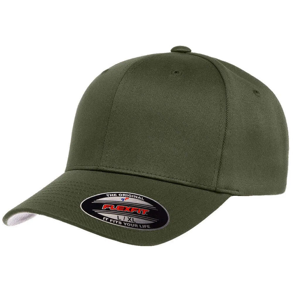 Flexfit Wooly Combed Twill Fitted Cap 6277 (Full Case/As low as $7.04 ea.)