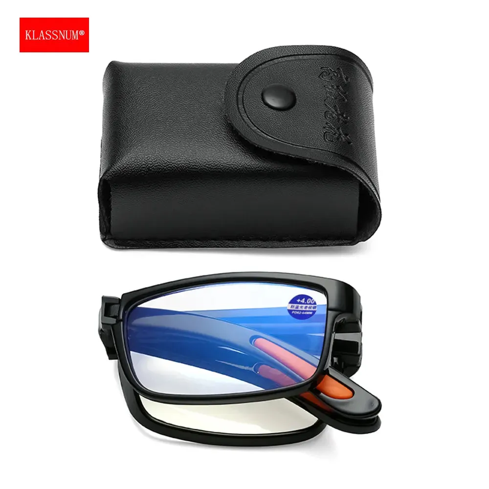 Folding Anti-blue Light Reading Glasses With Case