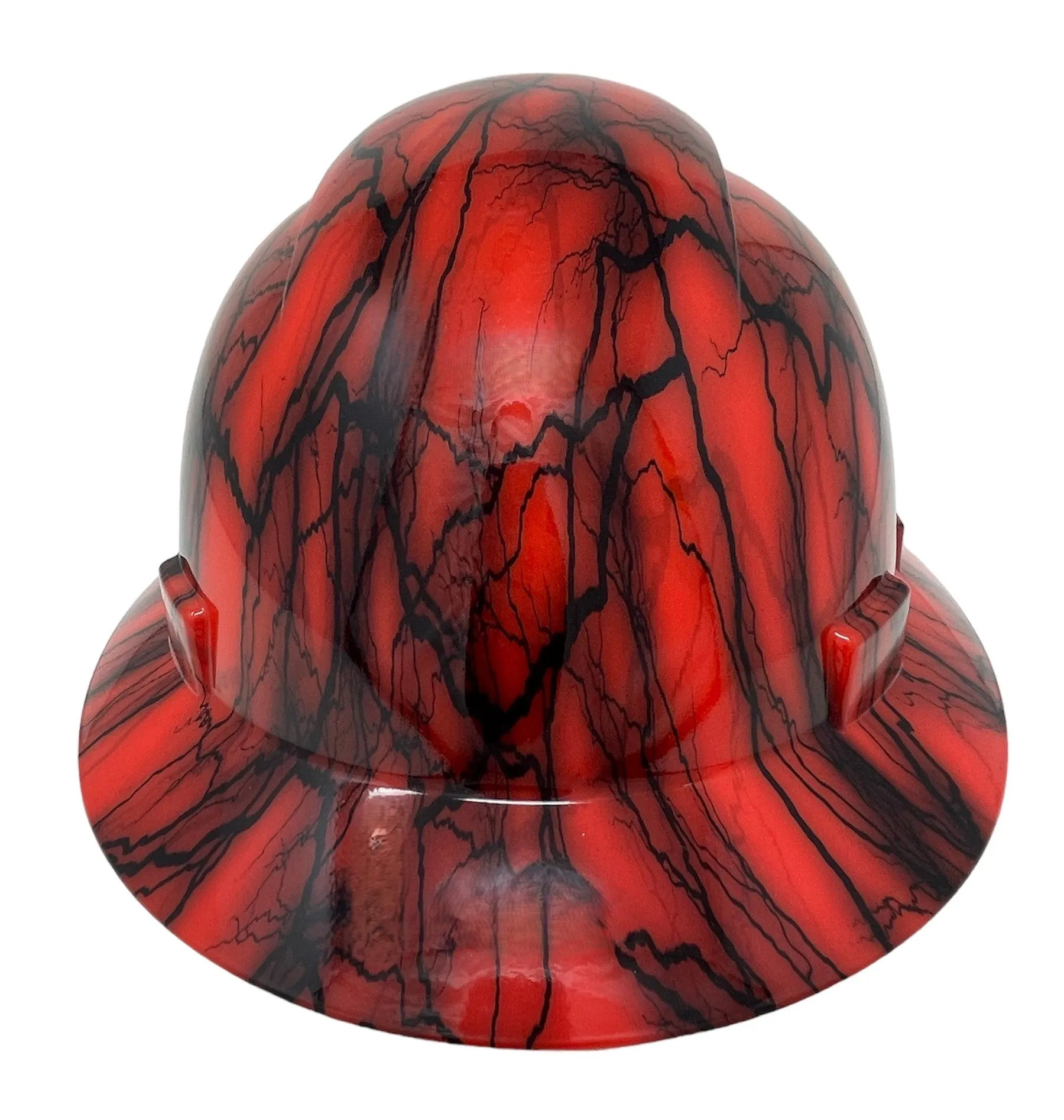 Full Brim Iron Veins Gloss Finish Non-Vented Hard Hat