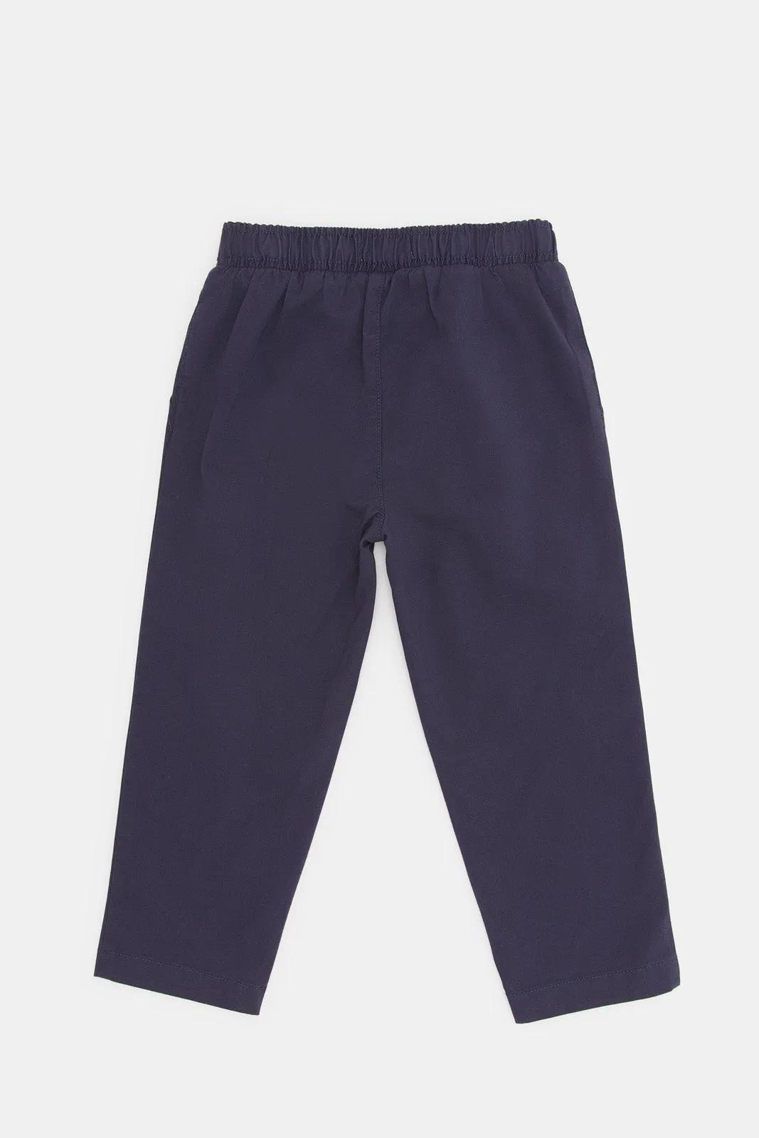 Infant Boys Navy Chino Pull On Trouser