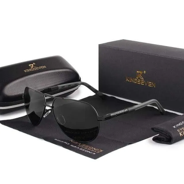 KINGSEVEN Vintage Aluminum Polarized Sunglasses Sun glasses | TheKedStore