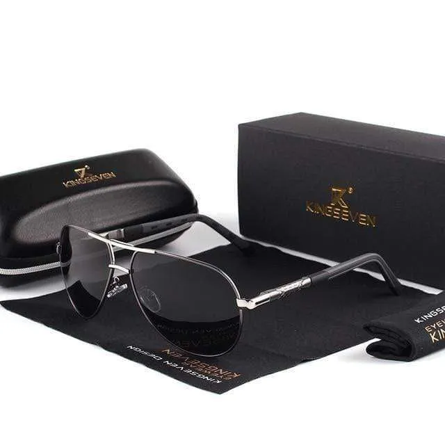 KINGSEVEN Vintage Aluminum Polarized Sunglasses Sun glasses | TheKedStore