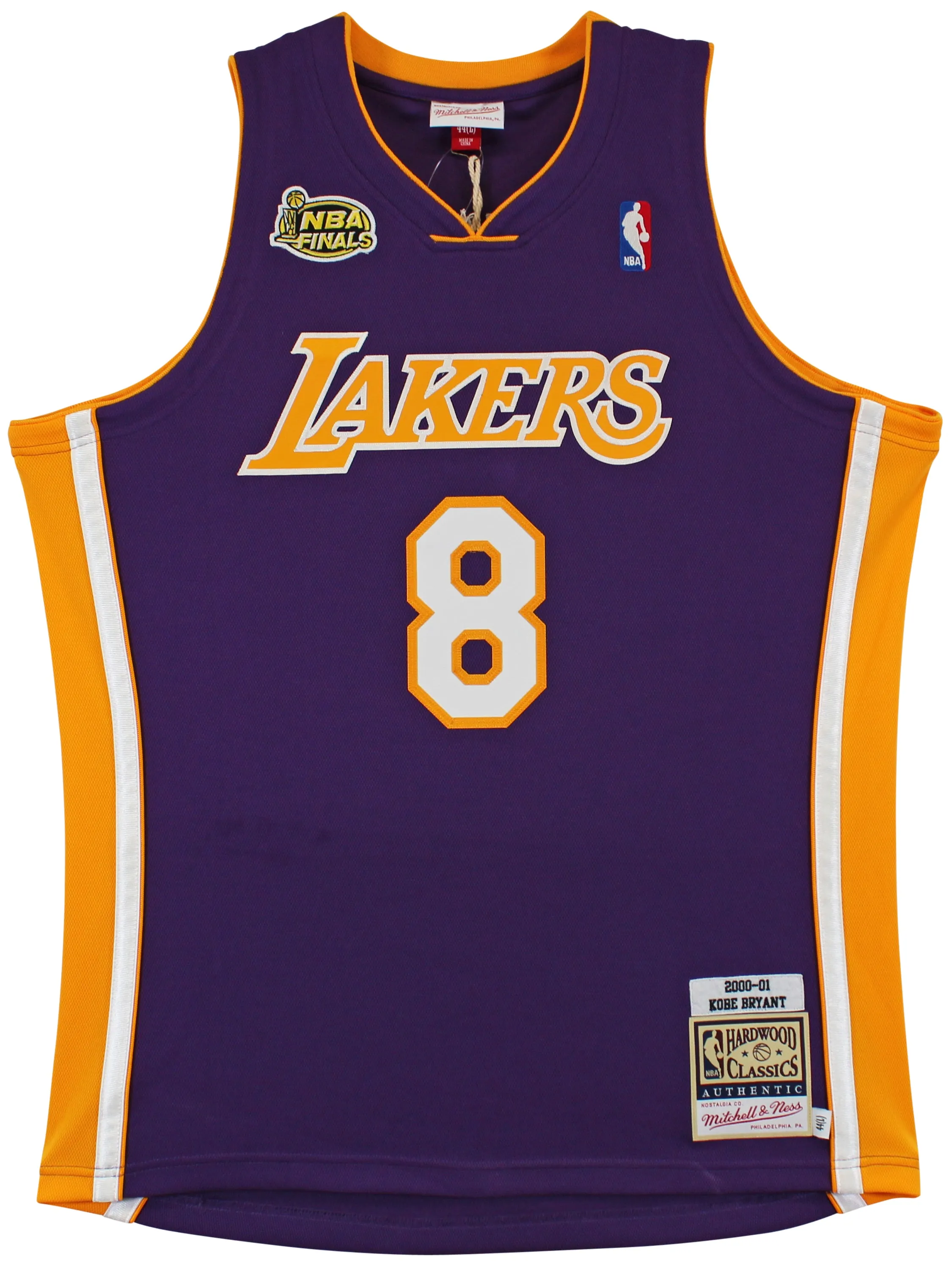 Lakers Kobe Bryant Signed Purple M&N 2000-01 HWC Authentic Jersey PSA #B11720