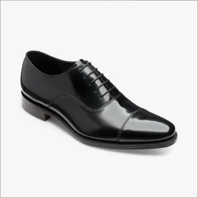 Loake Finsbury Black Oxford Shoe--