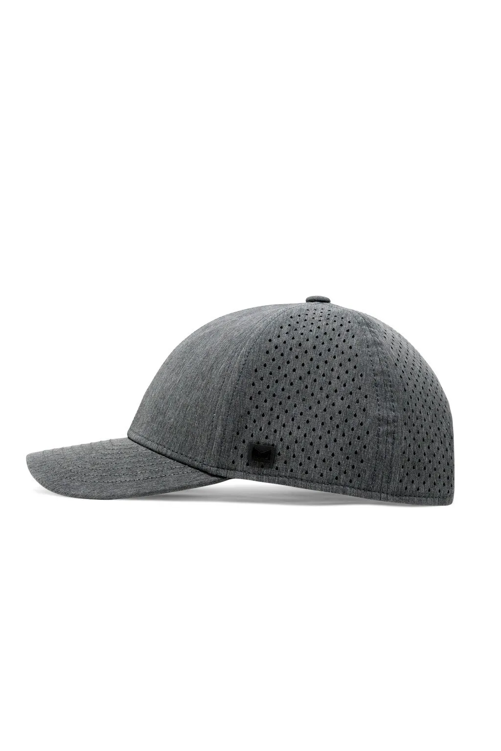 Melin Hydro A-Game Performance Snapback Hat in Heather Charcoal Grey