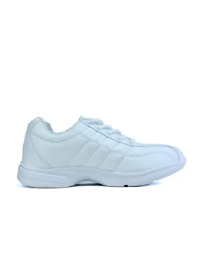 Men's Lace Up Comfortable Running Trainers White