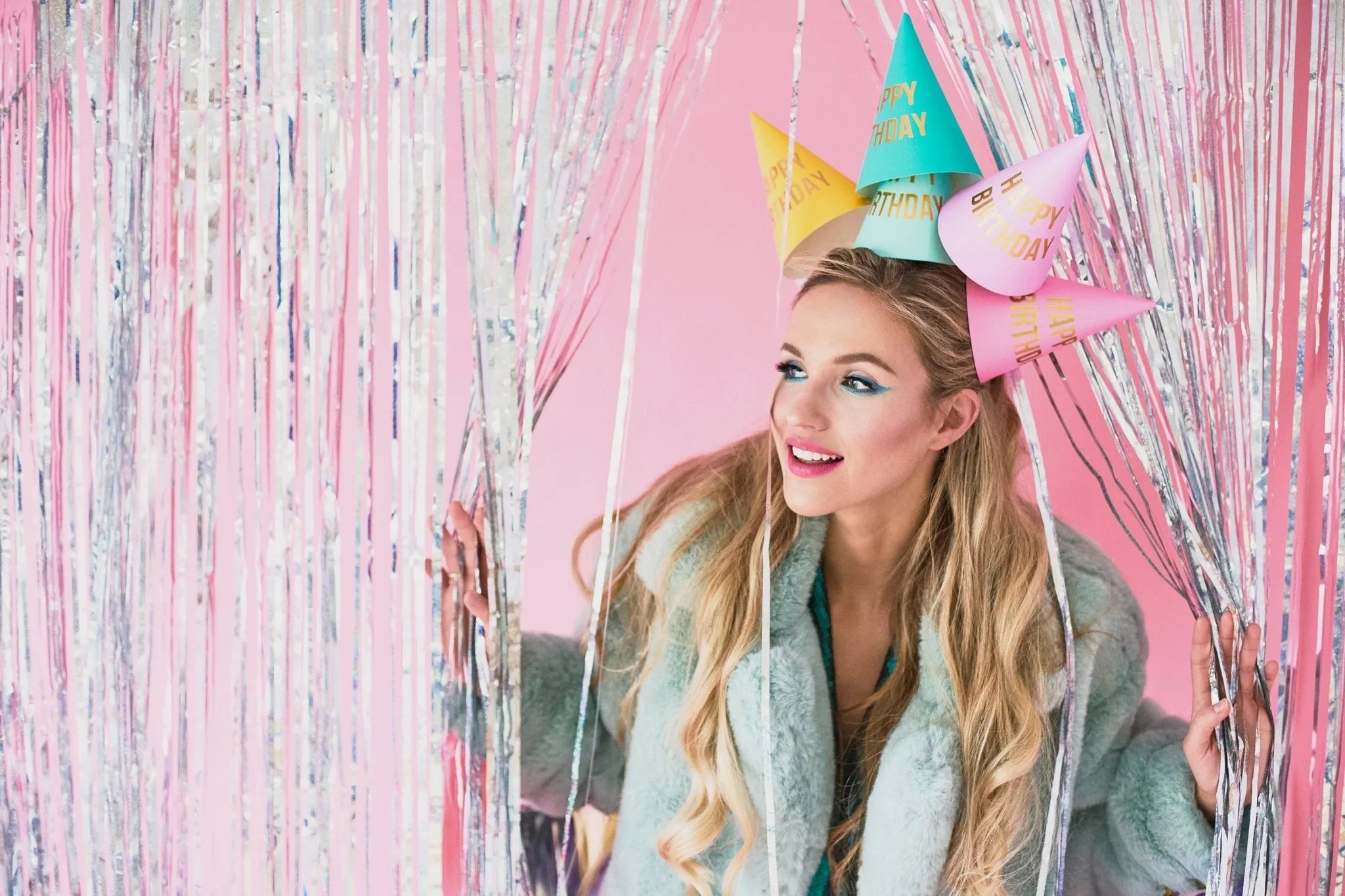 Pastel & Gold Party Hats