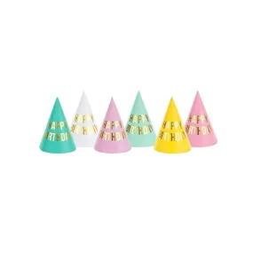 Pastel & Gold Party Hats