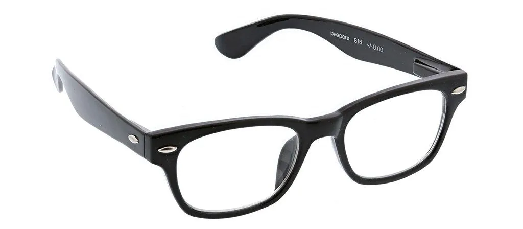 Peepers - Clark Blue Light Reading Glasses, Black
