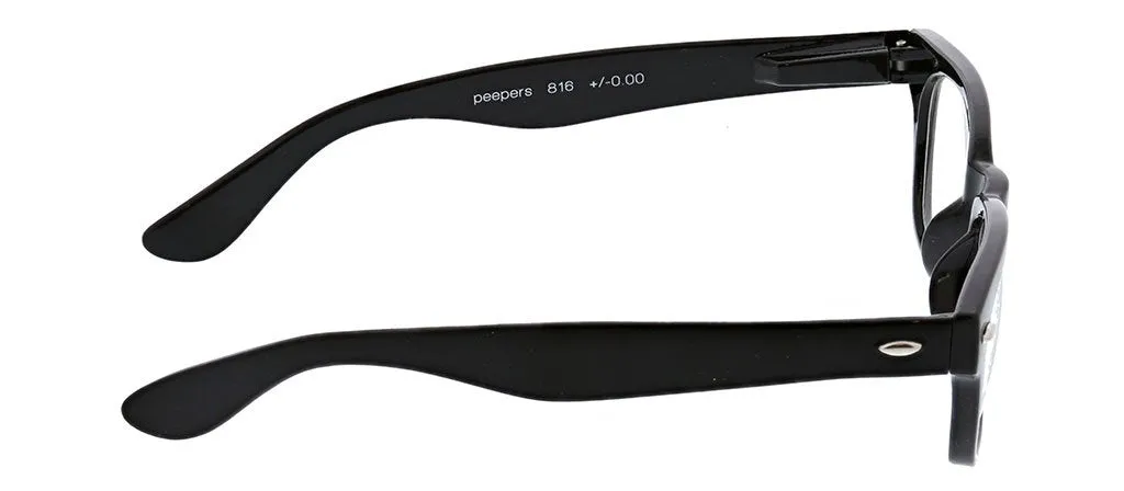 Peepers - Clark Blue Light Reading Glasses, Black