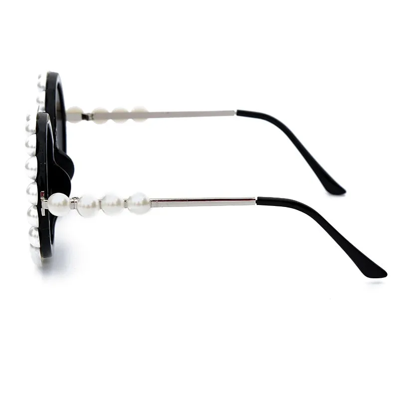 Rihanna Style Round Sunglasses