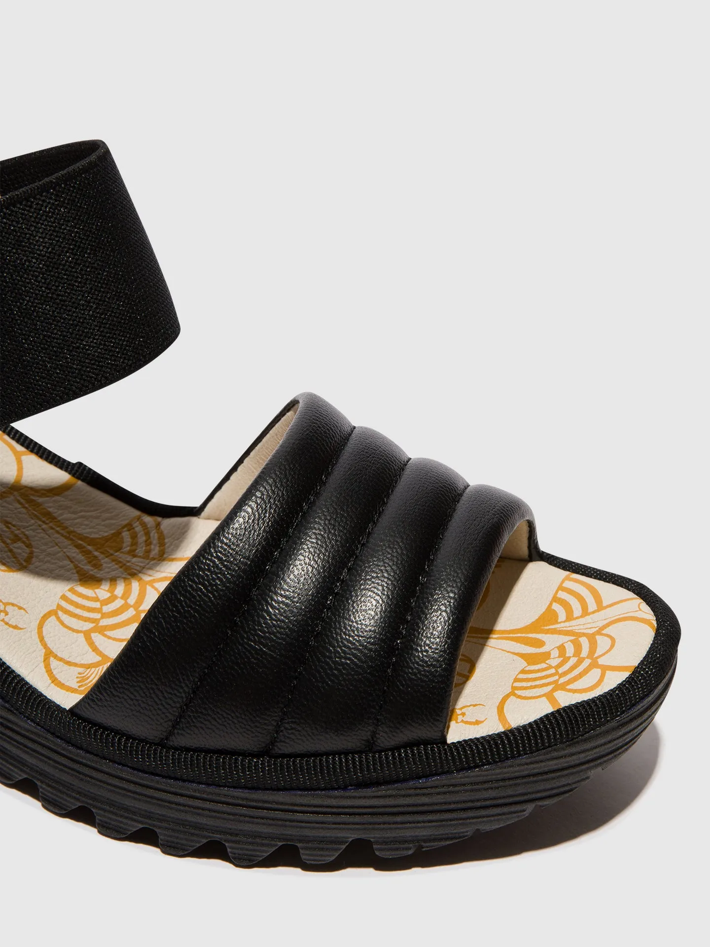 Sling-Back Sandals YIKO414FLY BLACK