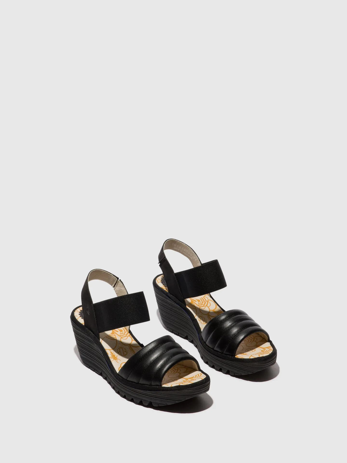 Sling-Back Sandals YIKO414FLY BLACK