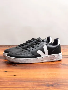 V-10 Sneaker in Black White
