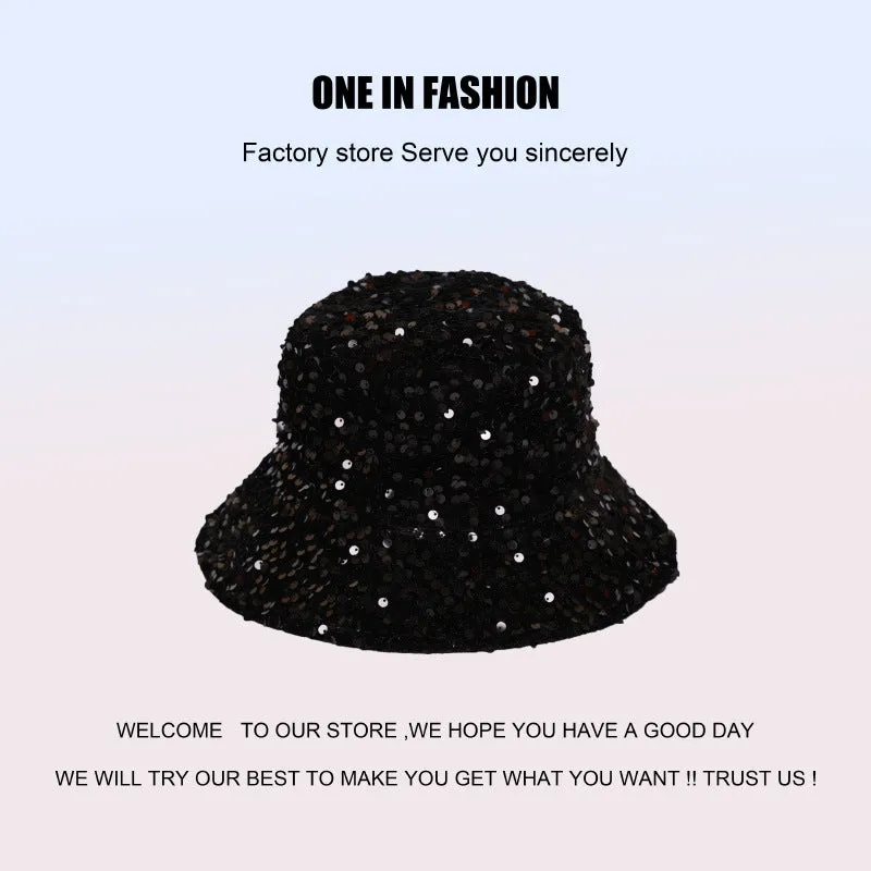 Wholesale Colorful Sequin Fisherman Hats
