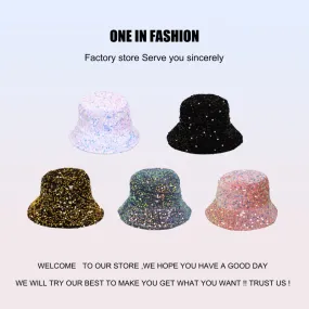 Wholesale Colorful Sequin Fisherman Hats