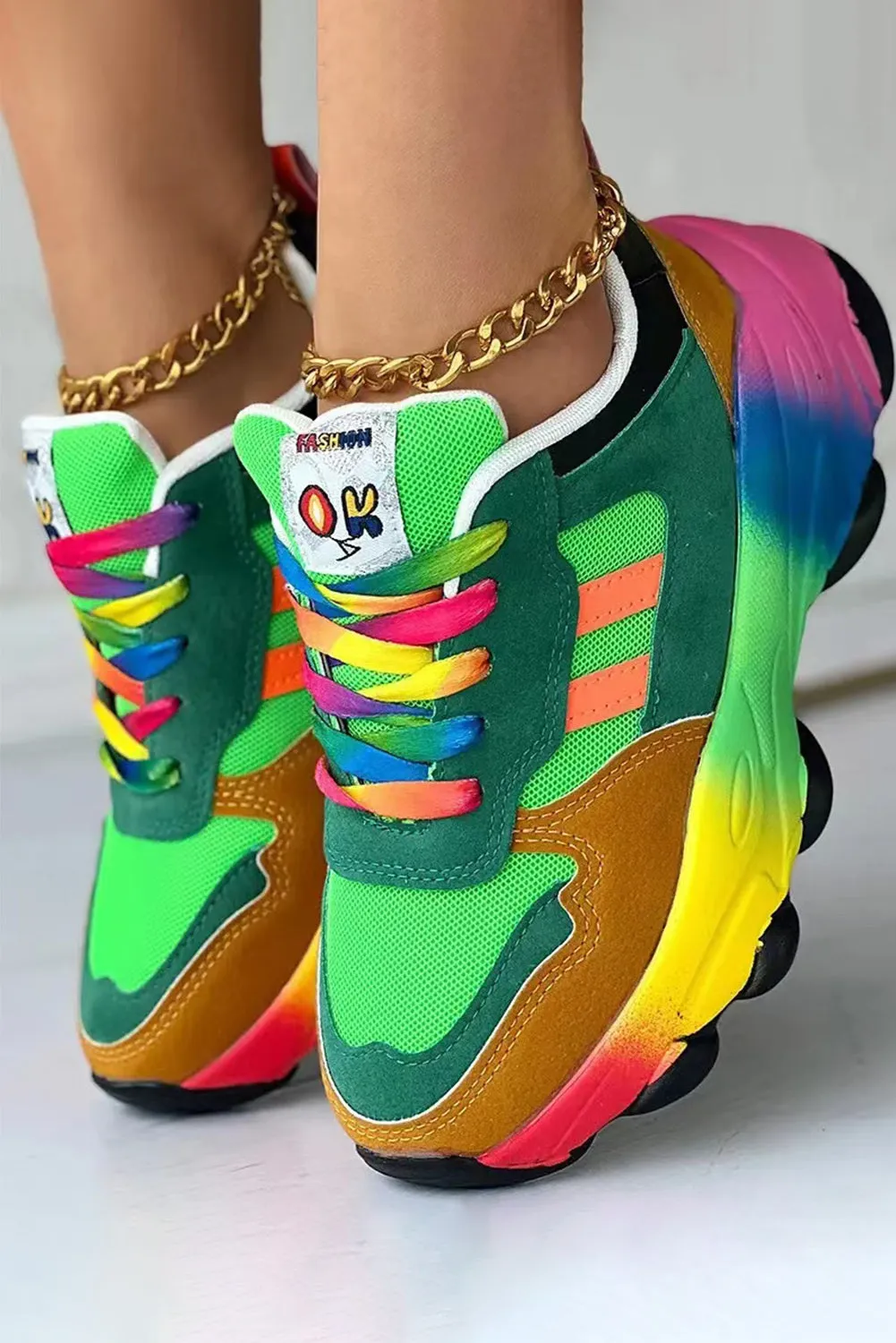 Women’s Sneakers Shoes LGBT Rainbow Gay Pride Running Shoes