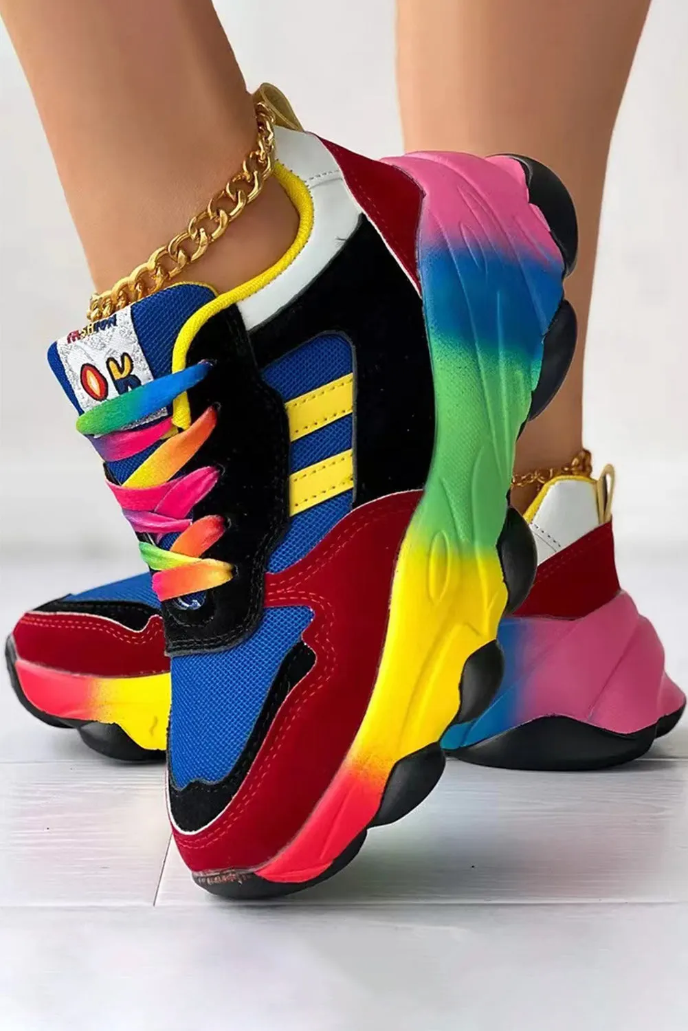 Women’s Sneakers Shoes LGBT Rainbow Gay Pride Running Shoes