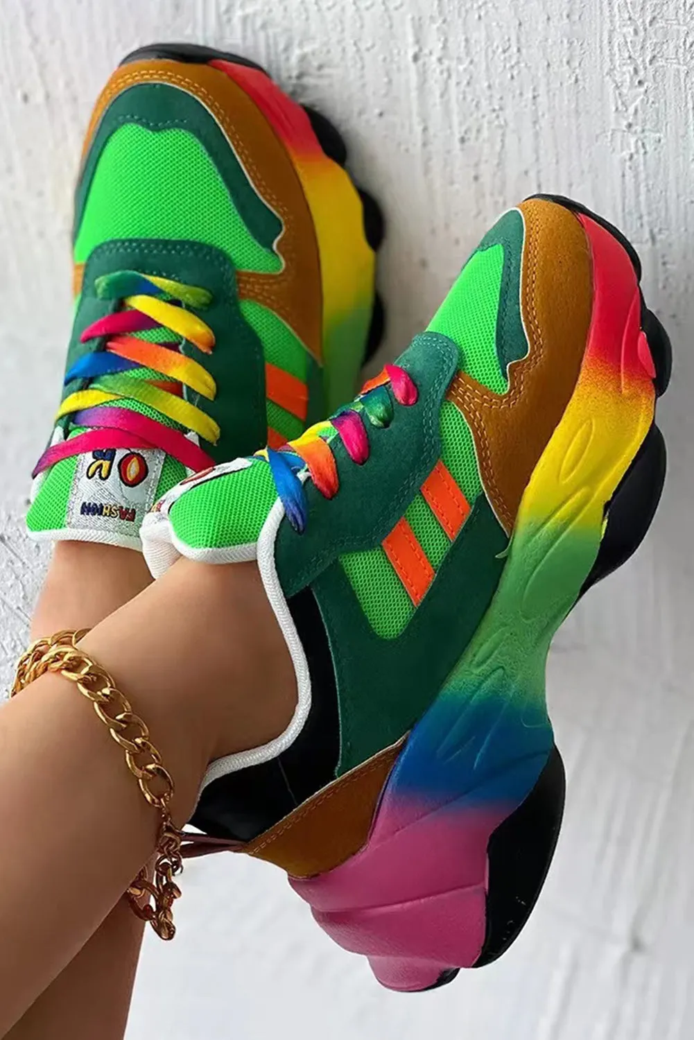 Women’s Sneakers Shoes LGBT Rainbow Gay Pride Running Shoes