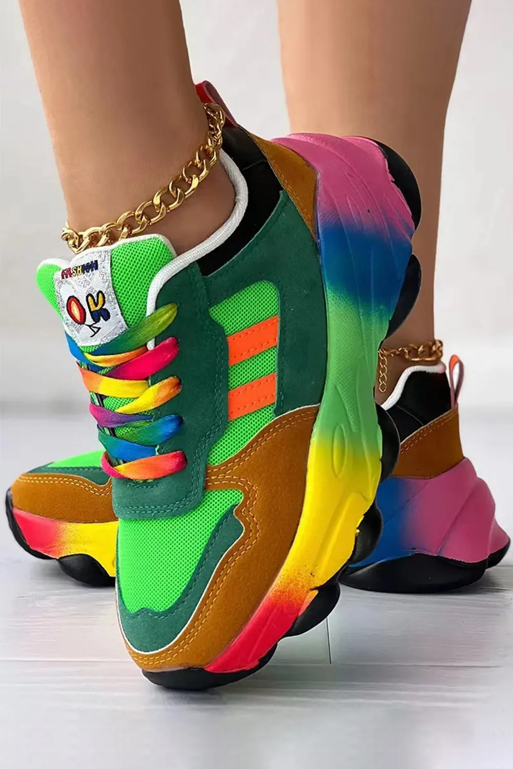 Women’s Sneakers Shoes LGBT Rainbow Gay Pride Running Shoes