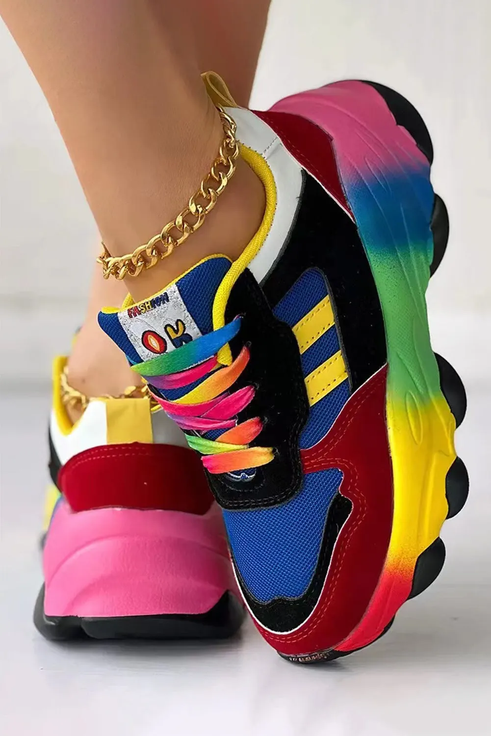 Women’s Sneakers Shoes LGBT Rainbow Gay Pride Running Shoes